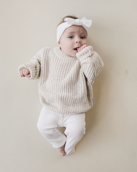 Chunky Knit Sweater | Confetti - HoneyBug 