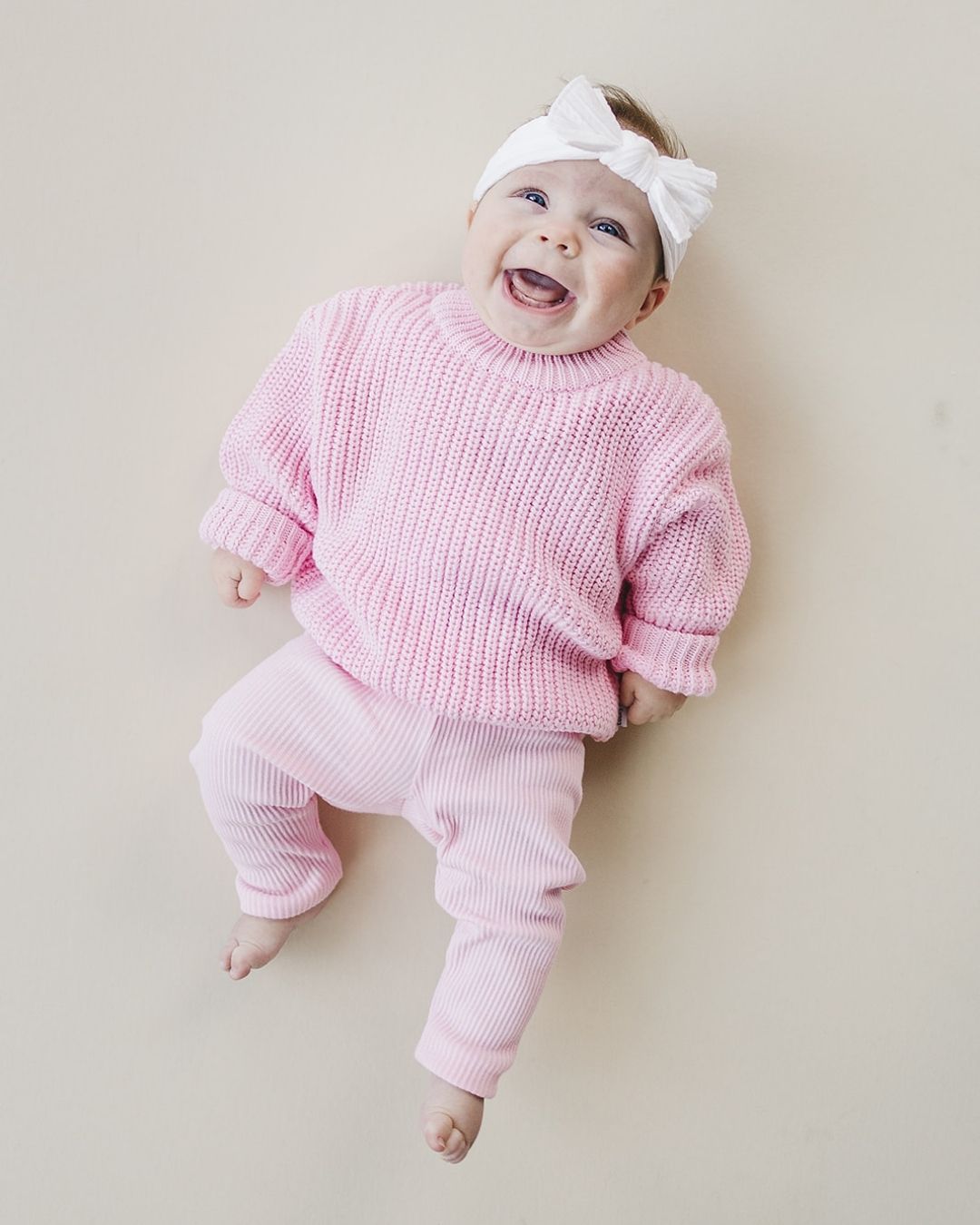 Chunky Knit Sweater | Pink - HoneyBug 