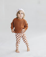 Chunky Knit Sweater | Rust - HoneyBug 