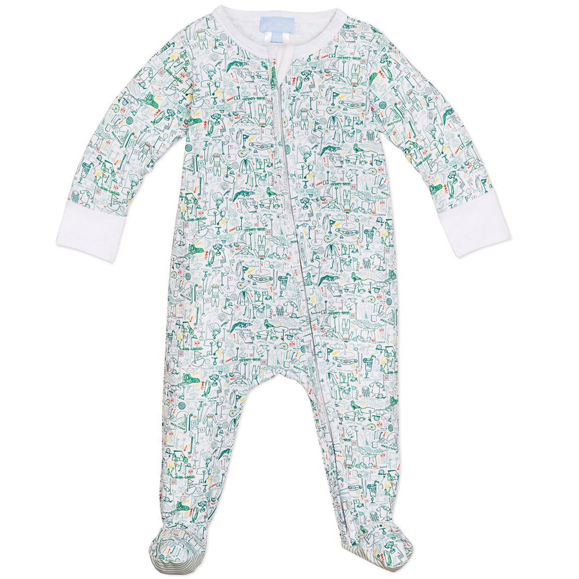 Golf Zip Baby Onesie