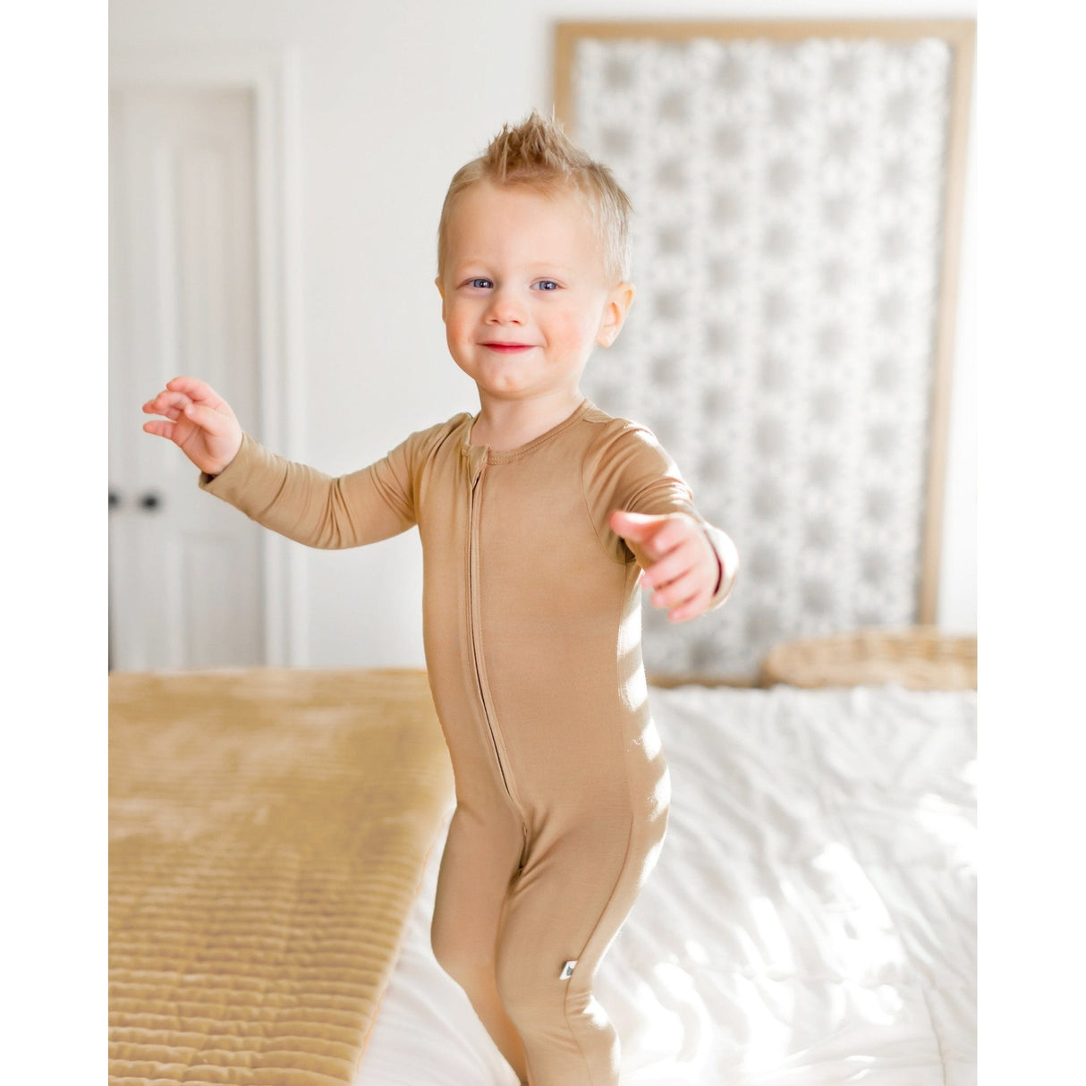 Coca Mocha Coverall (0-24m) - HoneyBug 