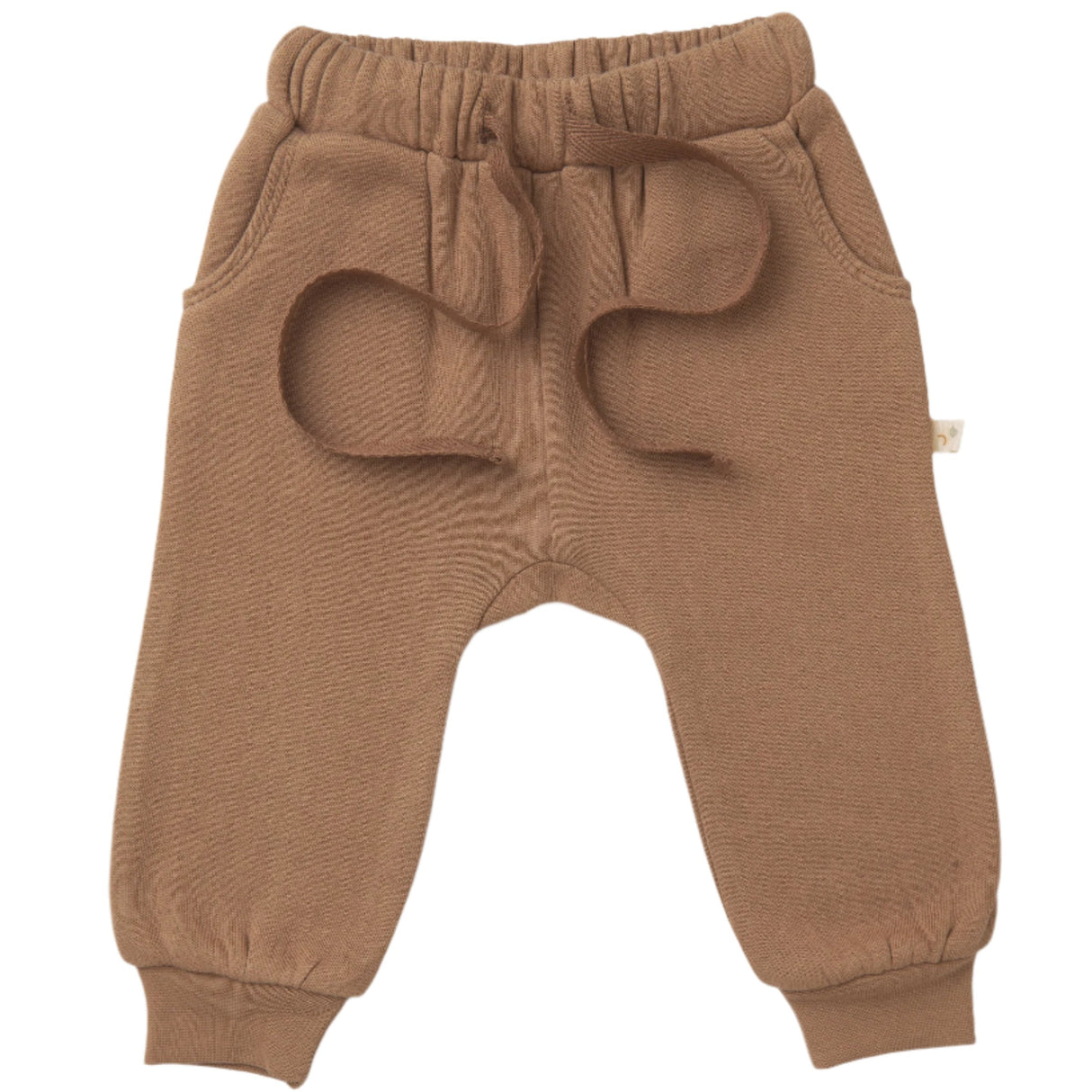 Organic Baby Toddler Jogger Pants - Cocoa