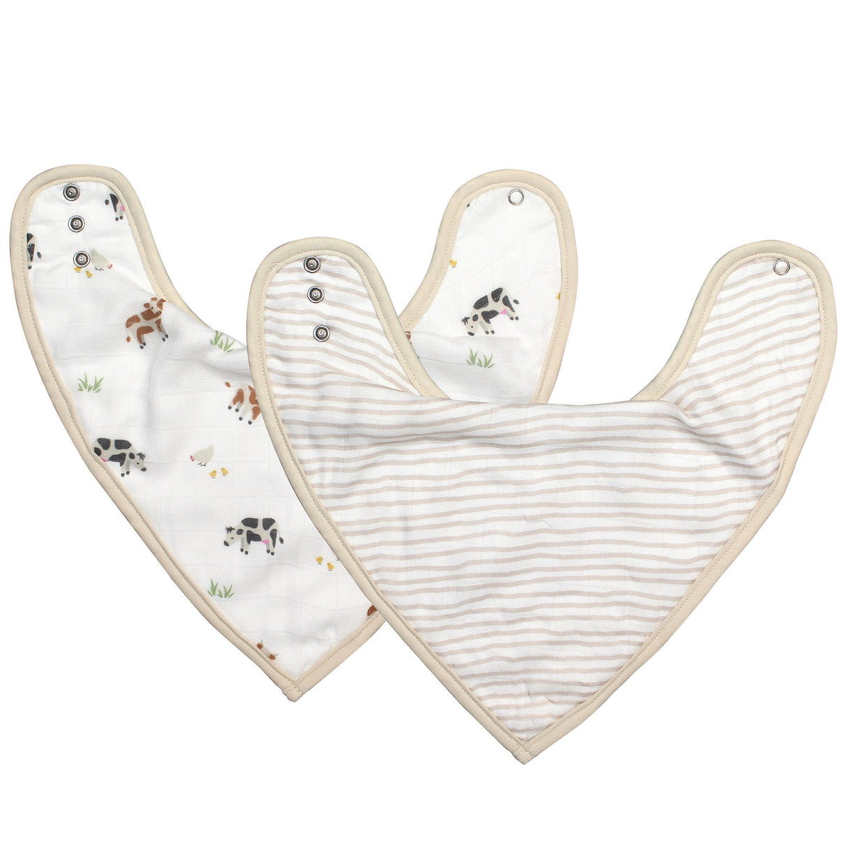 Cow Bib Set