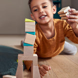 Crooked Towers Wooden Blocks - HoneyBug 