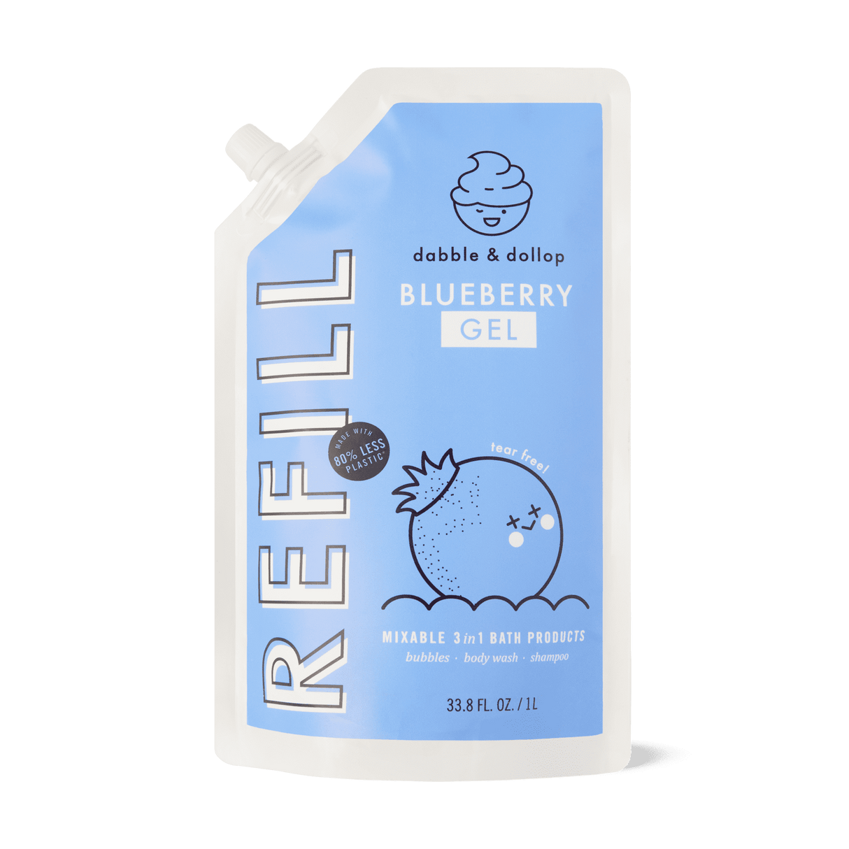 Tear-Free Blueberry Shampoo & Body Wash - HoneyBug 