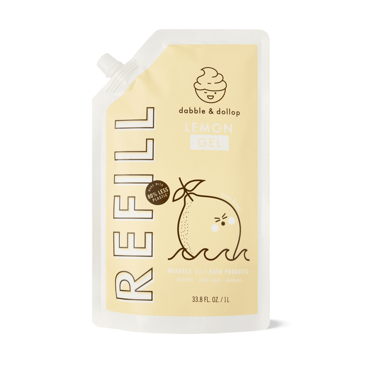 Tear-Free Lemon Shampoo & Body Wash - HoneyBug 