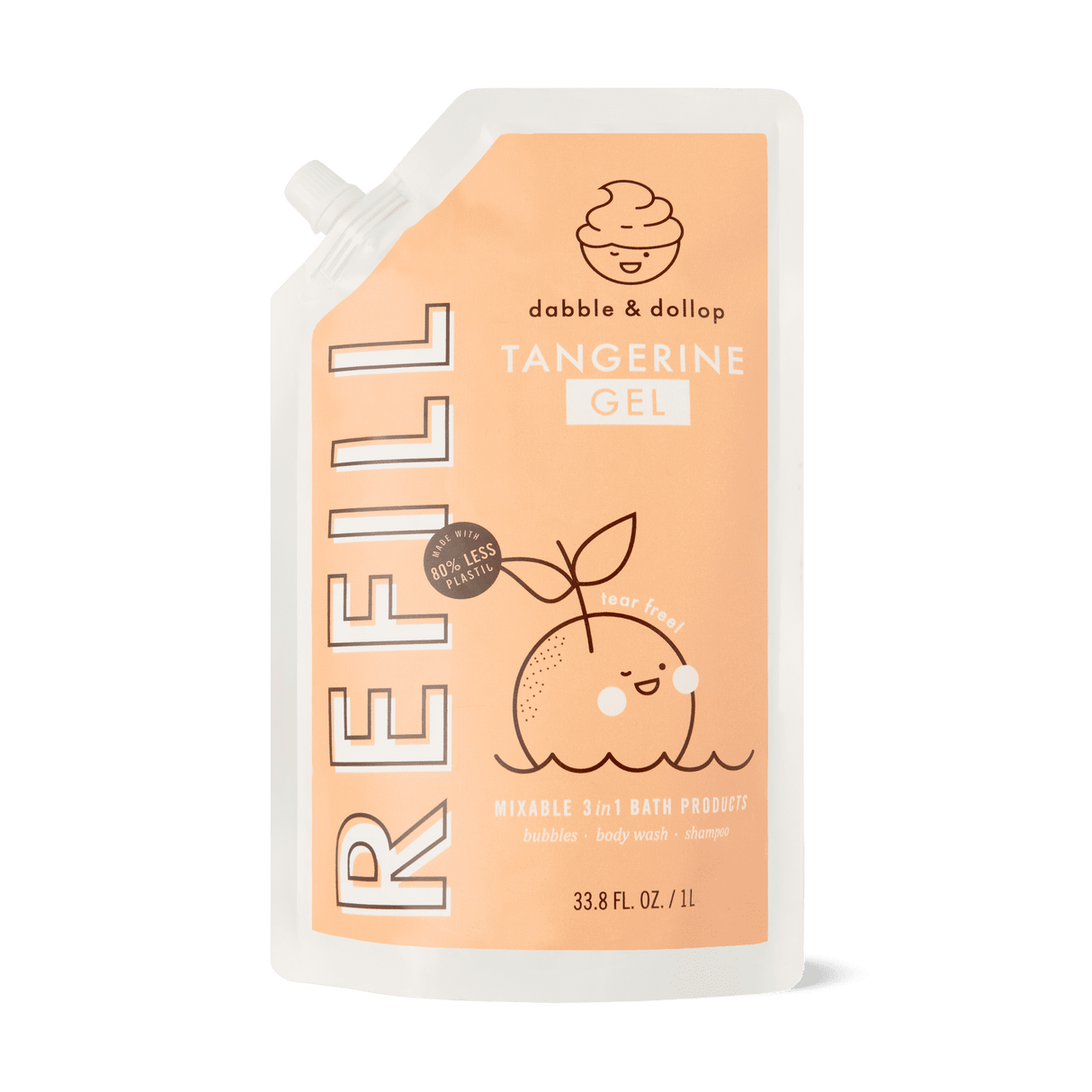 Tear-Free Tangerine Shampoo & Body Wash - HoneyBug 