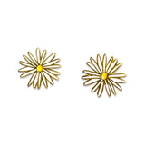 Daisy Enamel Earrings - HoneyBug 