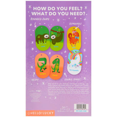 Hello!Lucky Feeling & Needs Flash Cards - HoneyBug 