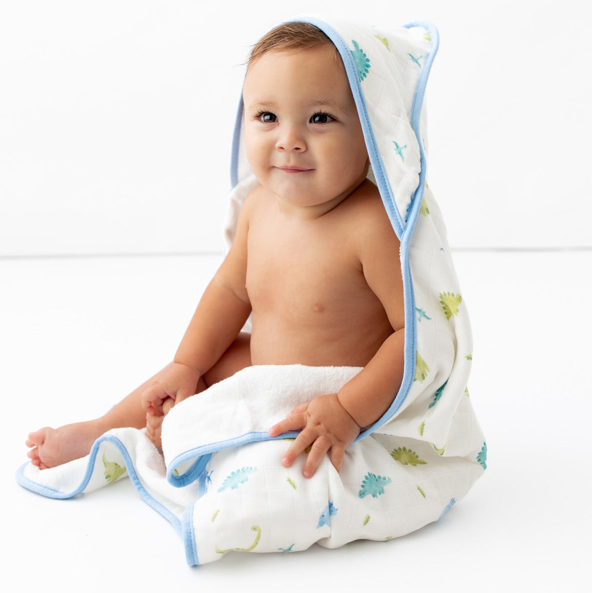 Dinosaur Hooded Towel Set - HoneyBug 