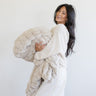 DOUBLE RUCHED FAUX FUR THROW BLANKETS