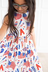 Party in the USA Tank Twirl Dress