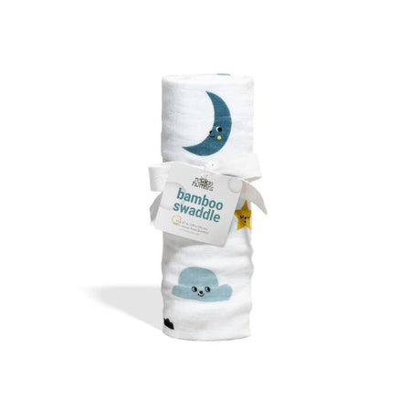 Moon & Stars Bamboo Swaddle - HoneyBug 