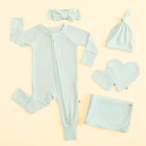 Meadow Zippered Baby Romper - HoneyBug 