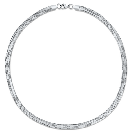 Paola Herringbone Chain Necklace - HoneyBug 