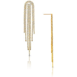 Rebecca Tassel Chain Earring - HoneyBug 