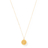 Rue Sunburst Disc Necklace - HoneyBug 