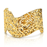 Tabitha Hammered Cuff Bracelet - HoneyBug 