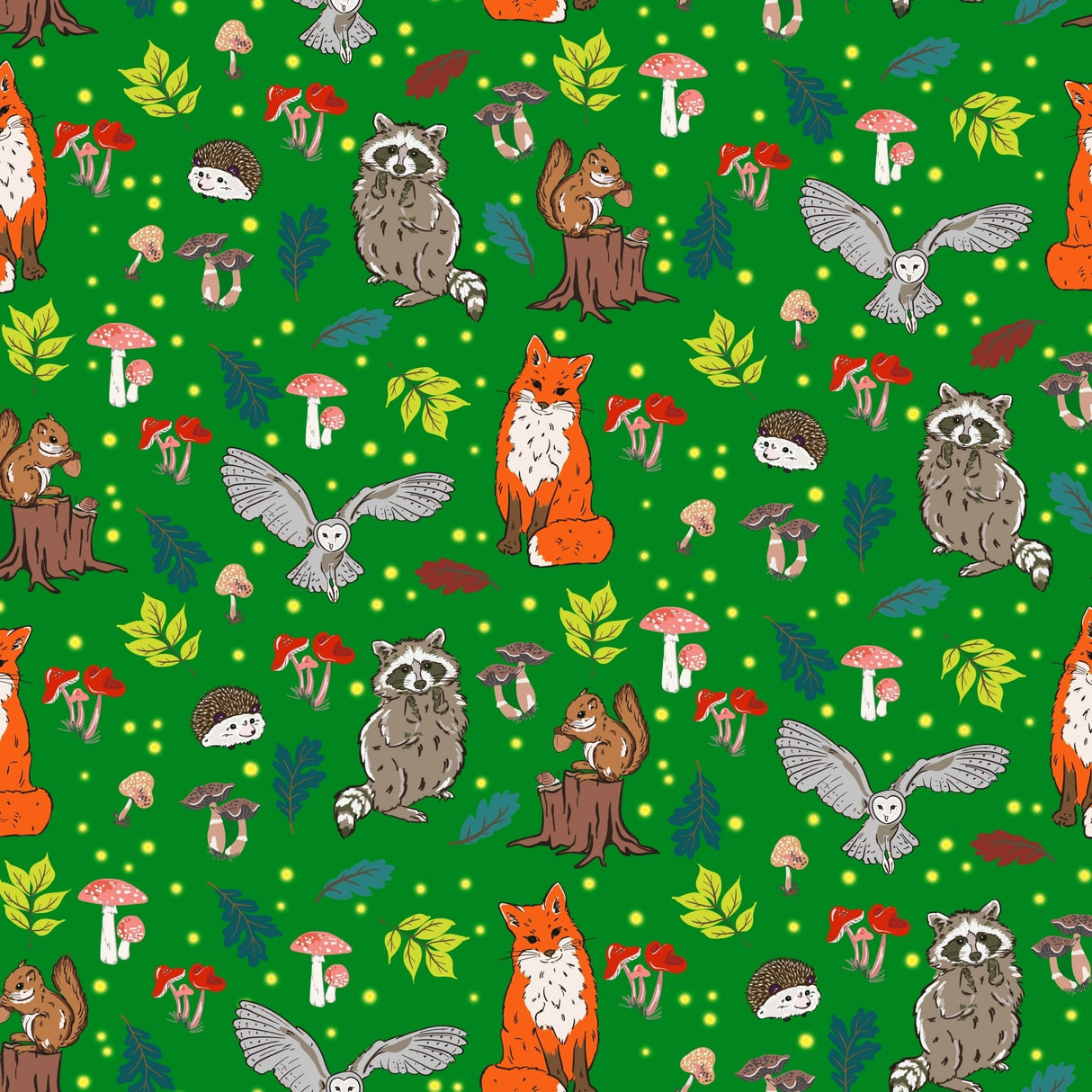 Enchanted Forest Woodland Animals Coverall