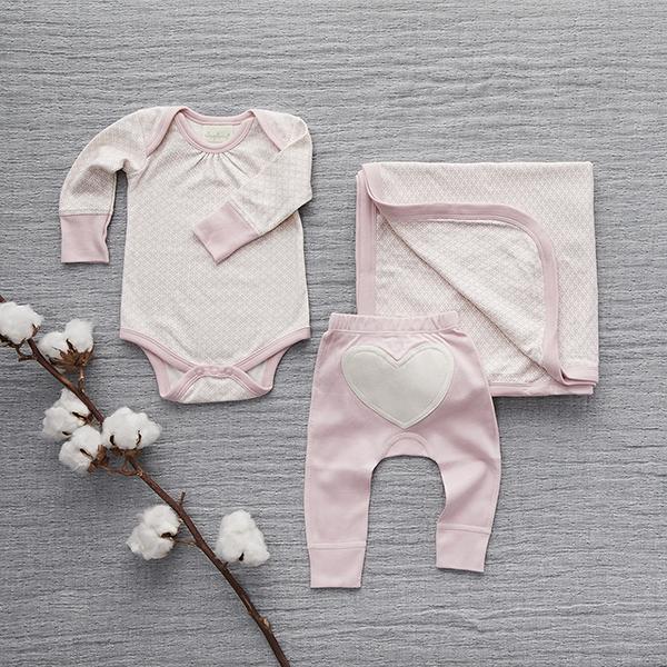 Dusty Pink Long Sleeve Bodysuit