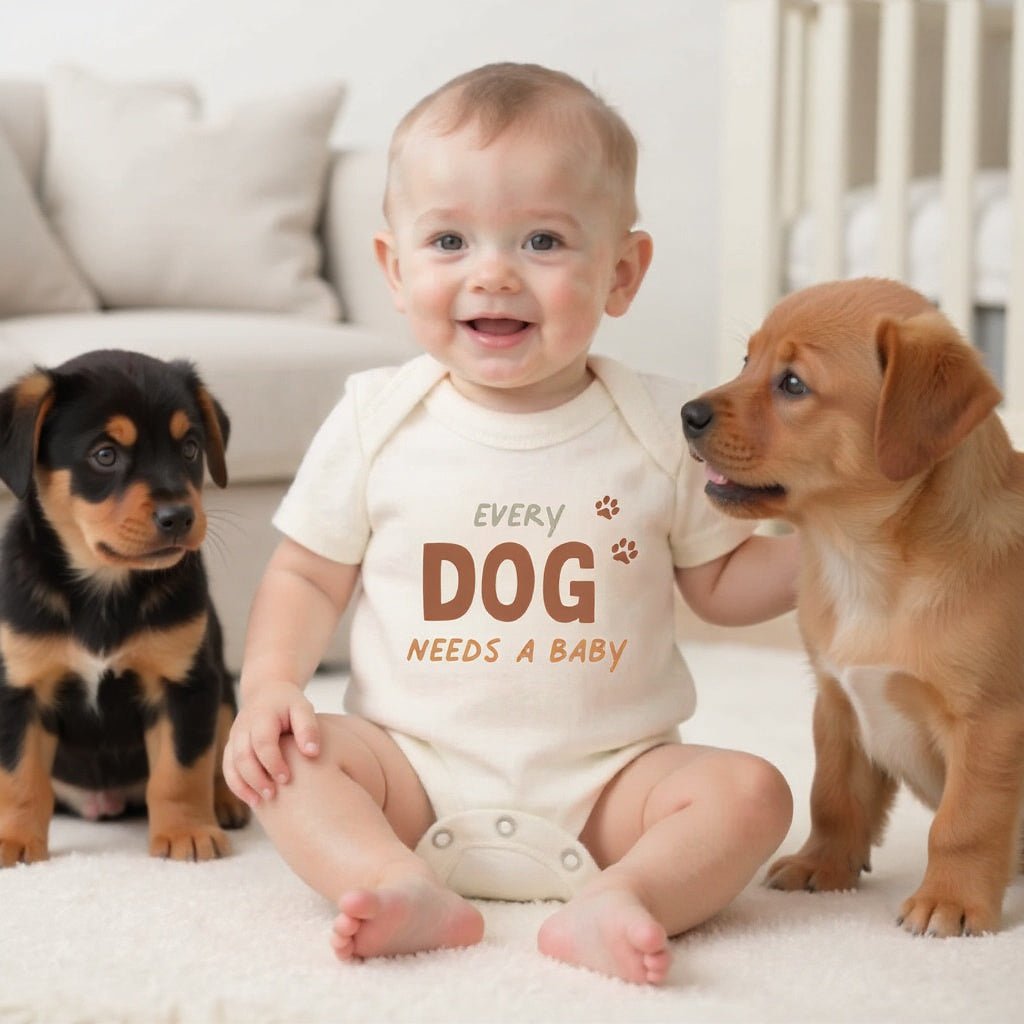 graphic bodysuit |Every Dog Needs A Baby - HoneyBug 