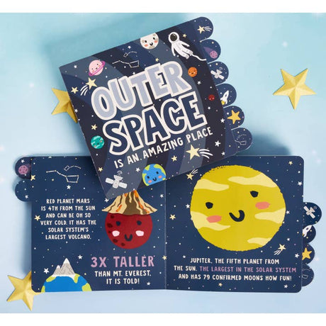 Lets Explore Space Tabbed Board Book - HoneyBug 