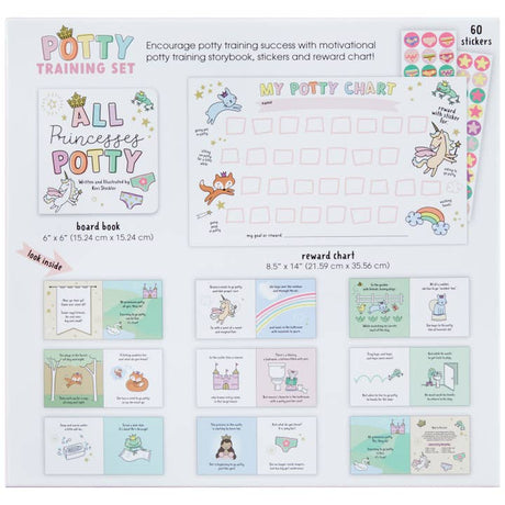 Potty Princess Board Book Set - HoneyBug 