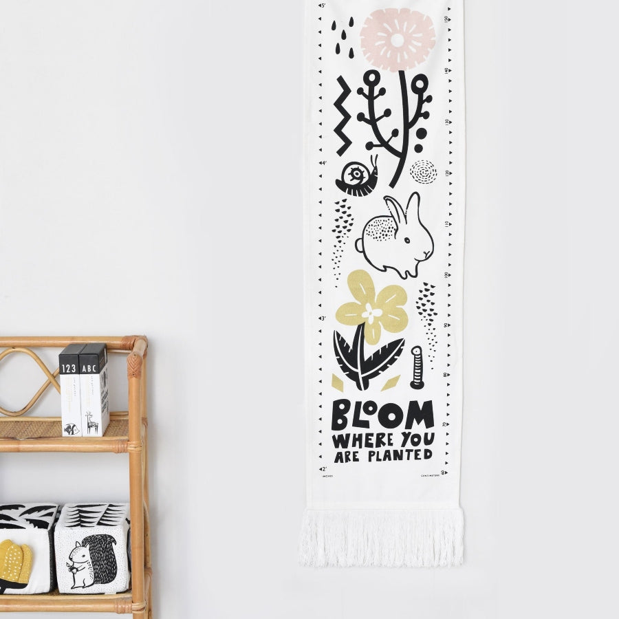 Canvas Growth Chart - Bloom - HoneyBug 