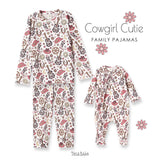 Cowgirl Cutie Girl's Bamboo Pajama Set - HoneyBug 