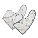 Farm Animals Bib Set - HoneyBug 
