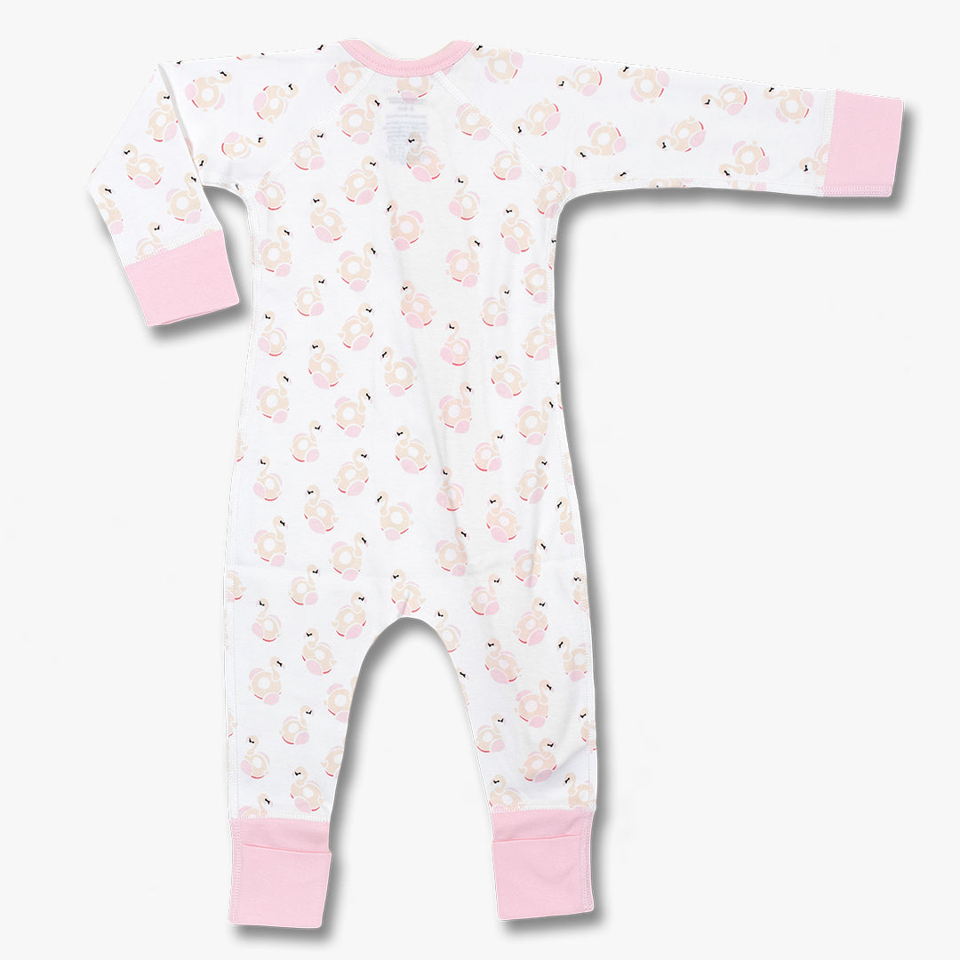 Flamingos Zip Romper