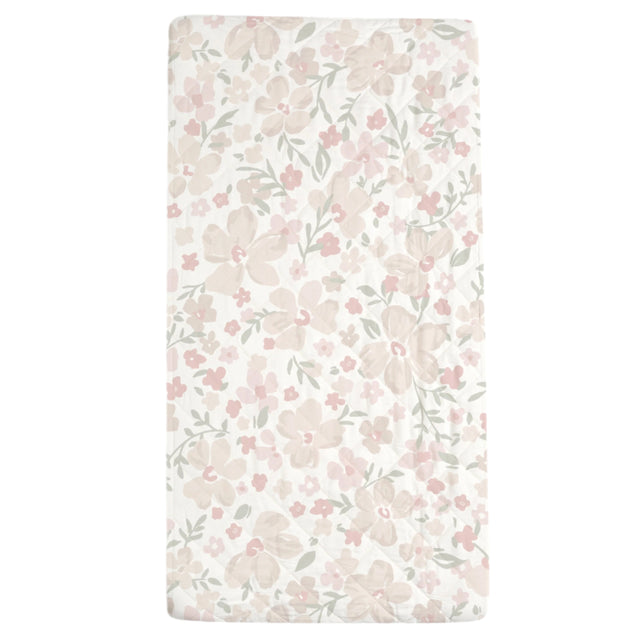 Organic Changing Pad Cover - Blossom - HoneyBug 