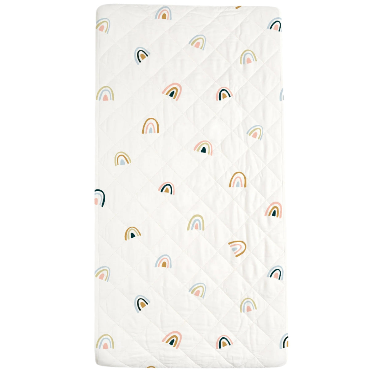 Organic Changing Pad Cover - Rainbow