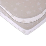 Bassinet Sheet Set - Tan Drawn Star - HoneyBug 