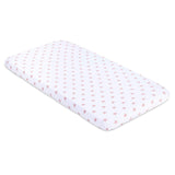 Bassinet Sheet Set - Mauve Pink Stars - HoneyBug 