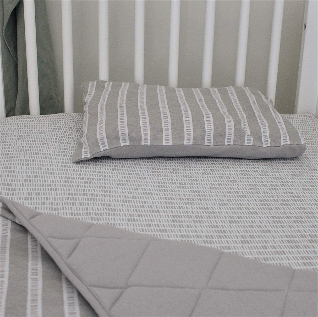 Crib Sheet - Grey Bamboo