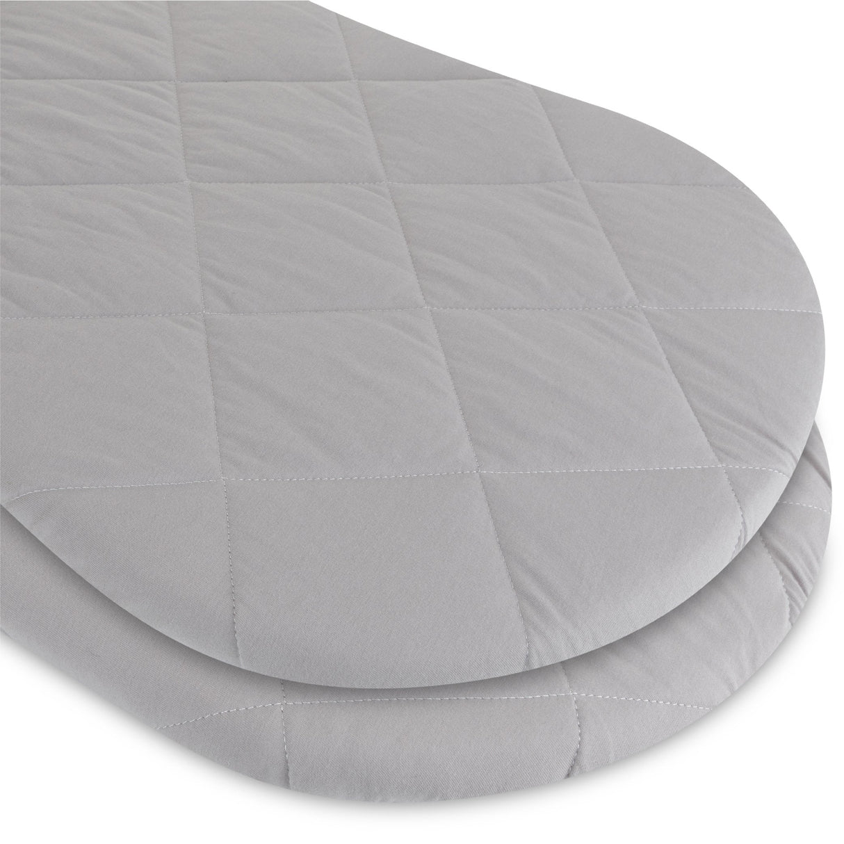 Quilted Waterproof Bassinet Sheet with Heat Protection - Grey - HoneyBug 