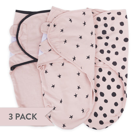 Adjustable Swaddle Blanket | 3 Pack - HoneyBug 