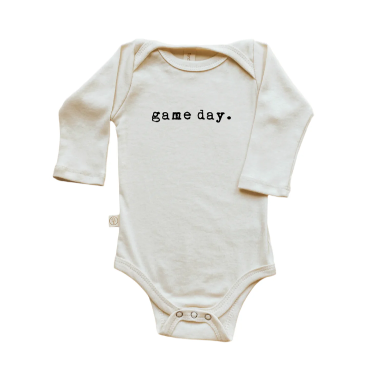 Game Day - Long Sleeve Organic Cotton Bodysuit