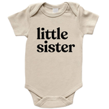 Little Sister Organic Baby Bodysuit - HoneyBug 