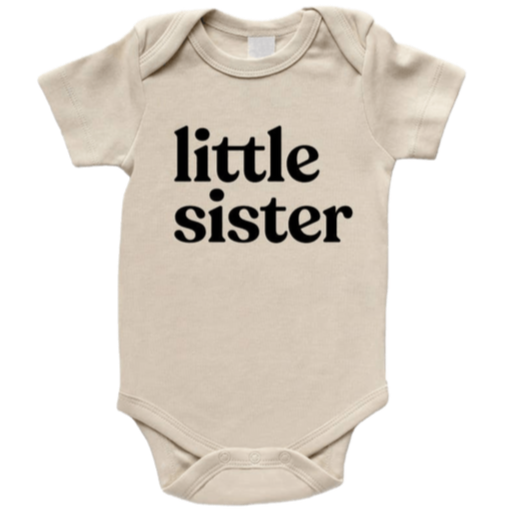 Little Sister Organic Baby Bodysuit - HoneyBug 