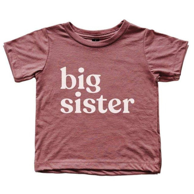 Big Sister Modern Baby and Kids Tee - HoneyBug 