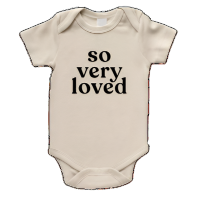 So Very Loved Organic Baby Bodysuit - HoneyBug 