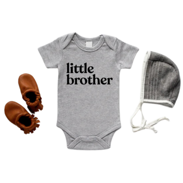 Little Brother Organic Baby Bodysuit - HoneyBug 