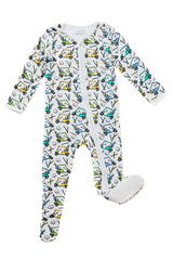 Soft & Stretchy Zipper Footie - Golf - HoneyBug 