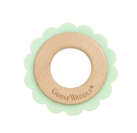 Lion Mint  Animal Teether Wooden + Silicone