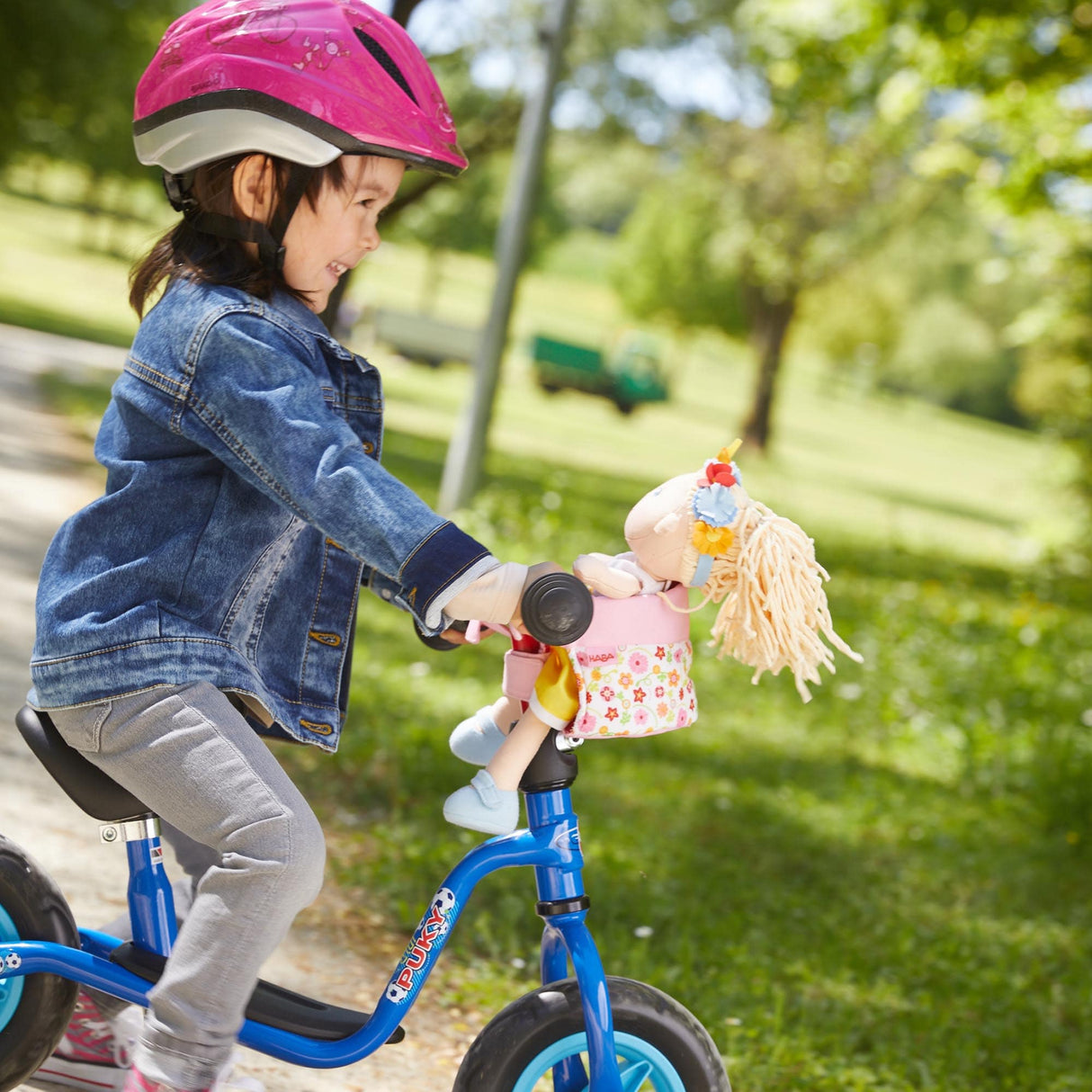 Soft Doll's Bike Seat Flower Meadow - HoneyBug 