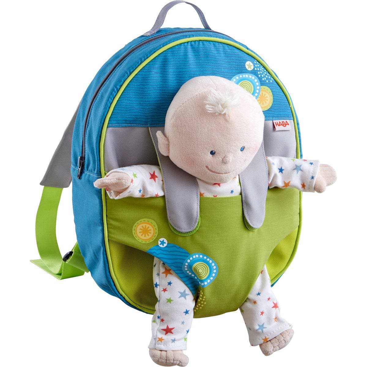 Summer Meadow Backpack to Carry 12" Soft Dolls - HoneyBug 