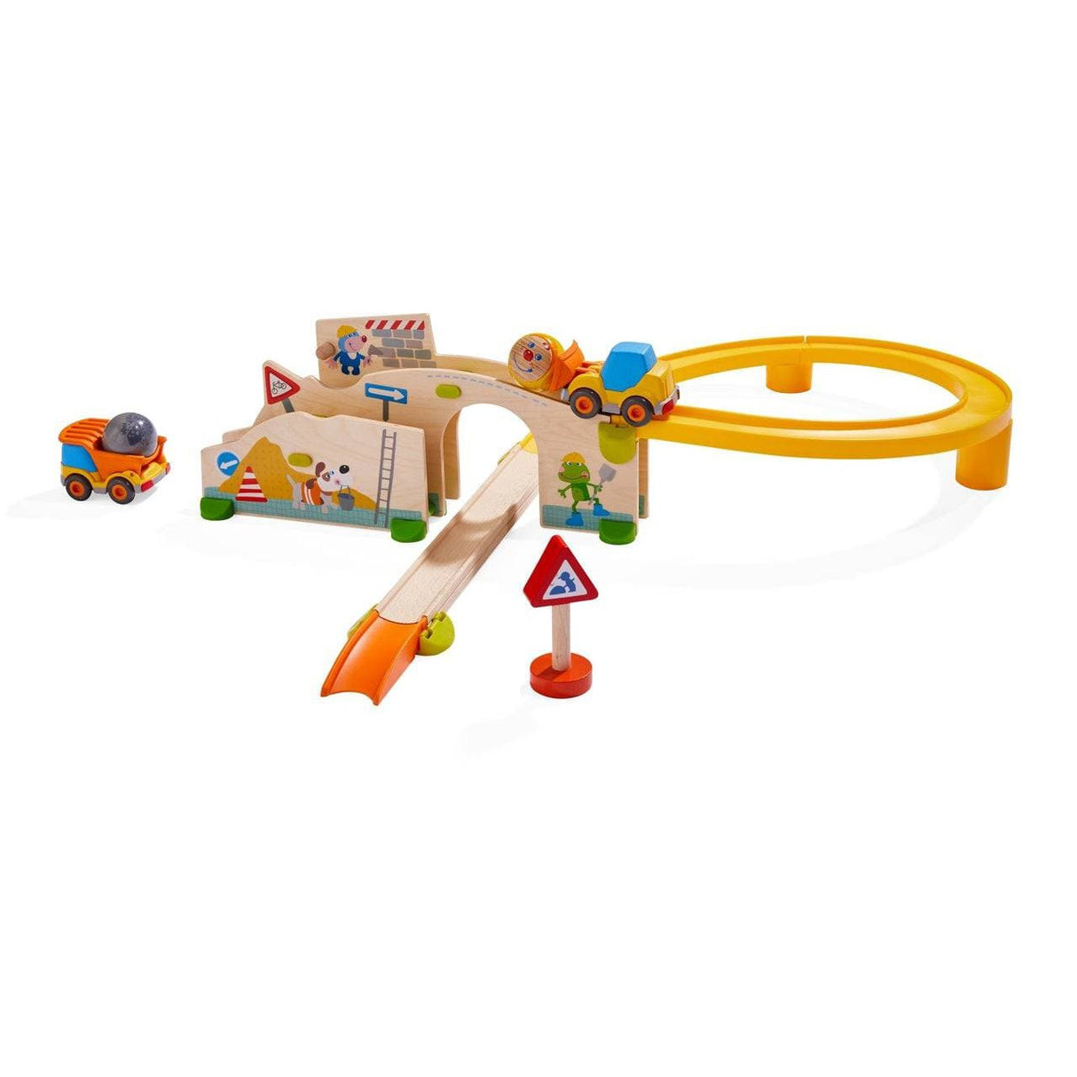 Kullerbu Construction Site Play Track Starter Set - HoneyBug 