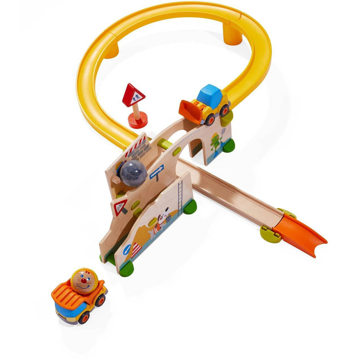 Kullerbu Construction Site Play Track Starter Set - HoneyBug 